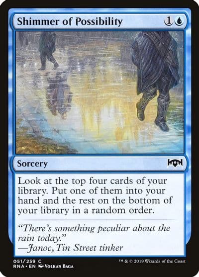 Shimmer of Possibility Ravnica Allegiance Magic card
