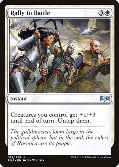 Rally to Battle Ravnica Allegiance Magic card