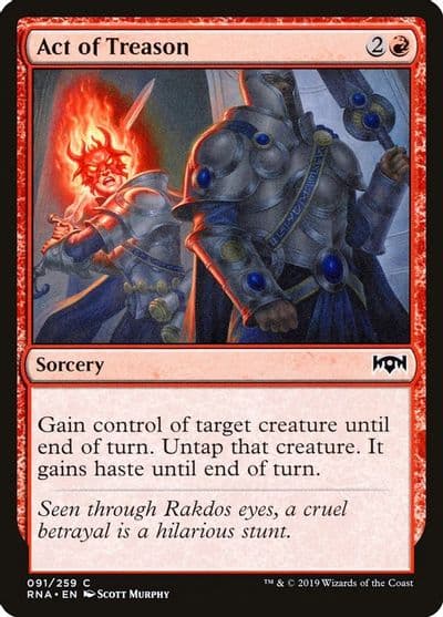 Act of Treason Ravnica Allegiance Magic card