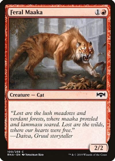 Feral Maaka Ravnica Allegiance Magic card