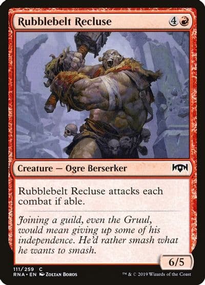 Rubblebelt Recluse Ravnica Allegiance Magic card