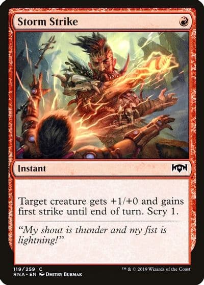 Storm Strike Ravnica Allegiance Magic card