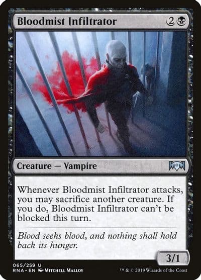 Bloodmist Infiltrator Ravnica Allegiance Magic card