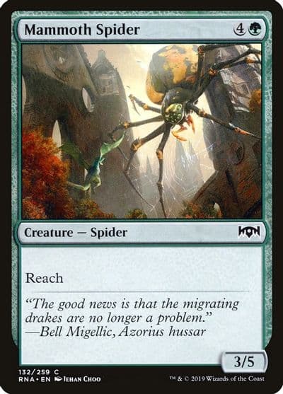 Mammoth Spider Ravnica Allegiance Magic card