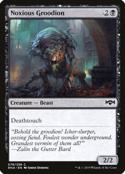 Noxious Groodion Ravnica Allegiance Magic card