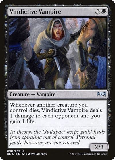 Vindictive Vampire Ravnica Allegiance Magic card