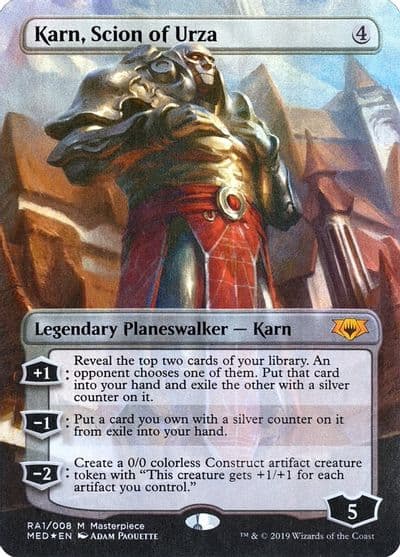 Karn Scion of Urza Mythic Edition: Ravnica Allegiance Magic card