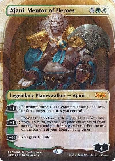 Ajani Mentor of Heroes Mythic Edition: Ravnica Allegiance Magic card