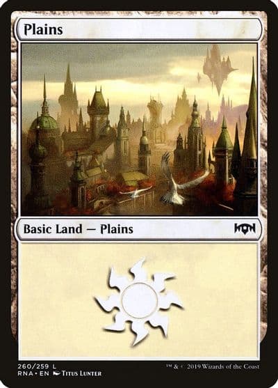 Plains Ravnica Allegiance Magic card