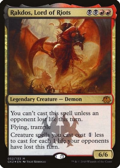 Rakdos Lord of Riots Ravnica Allegiance: Guild Kits Magic card