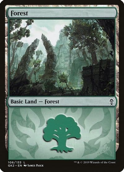 Forest 106 Ravnica Allegiance: Guild Kits Magic card