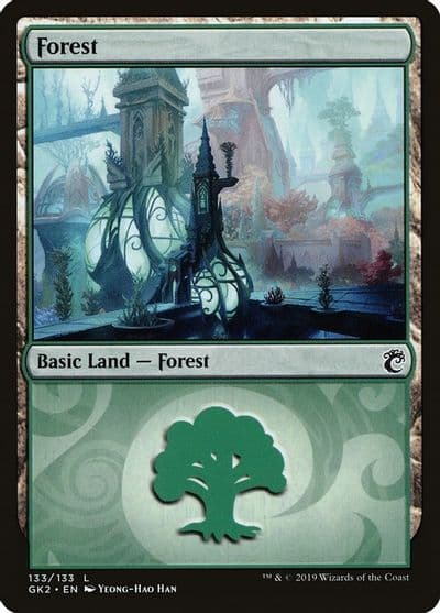 Forest 133 Ravnica Allegiance: Guild Kits Magic card