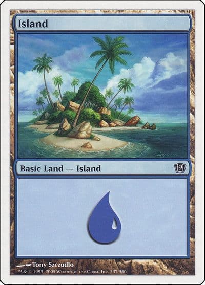 Island 337 9th Edition Magic card
