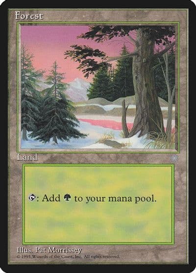 Forest 329 Ice Age Magic card