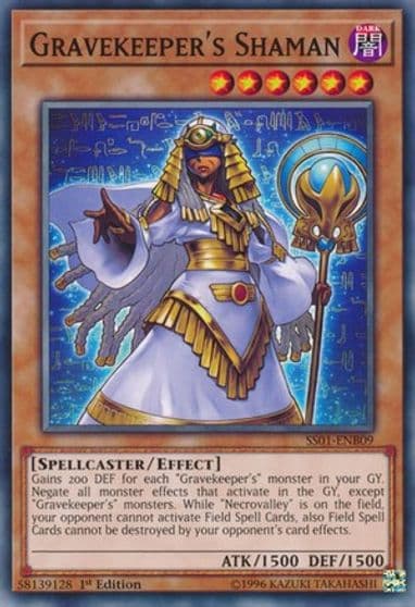 Gravekeepers Shaman Speed Duel Decks: Destiny Masters Yu-Gi-Oh! card