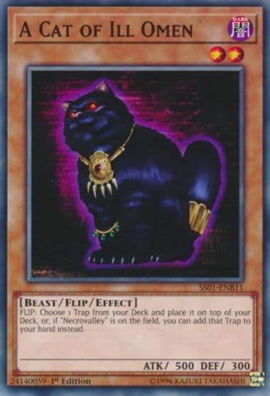 A Cat of Ill Omen Speed Duel Decks: Destiny Masters Yu-Gi-Oh! card