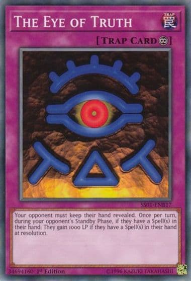 The Eye of Truth Speed Duel Decks: Destiny Masters Yu-Gi-Oh! card