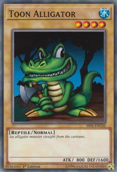 Toon Alligator Speed Duel Decks: Destiny Masters Yu-Gi-Oh! card