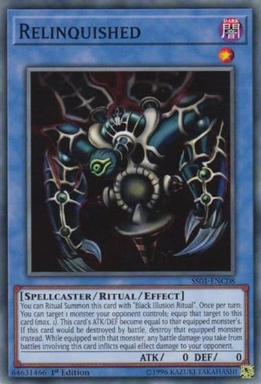 Relinquished Speed Duel Decks: Destiny Masters Yu-Gi-Oh! card
