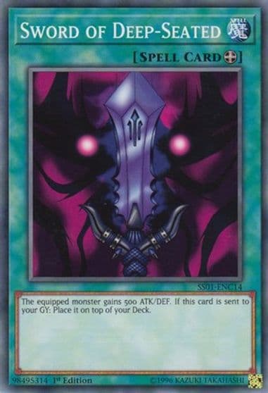Sword of Deep Seated Speed Duel Decks: Destiny Masters Yu-Gi-Oh! card