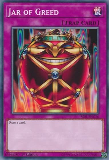 Jar of Greed Speed Duel Decks: Destiny Masters Yu-Gi-Oh! card