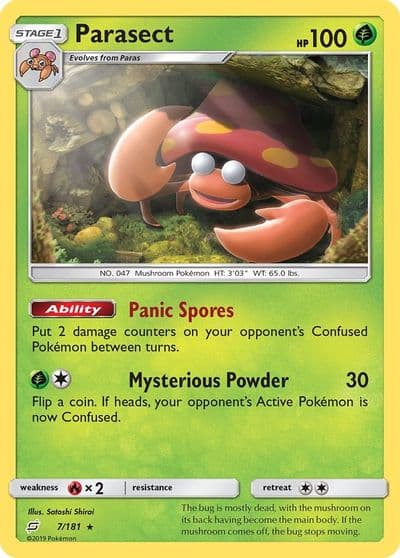Parasect SM - Team Up Pokemon card