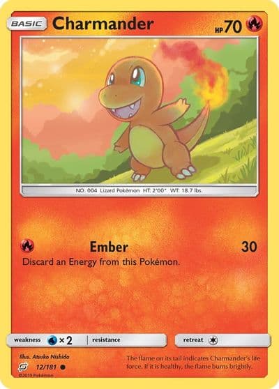 Charmander (12) SM - Team Up Pokemon card