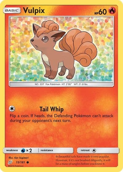 Vulpix SM - Team Up Pokemon card