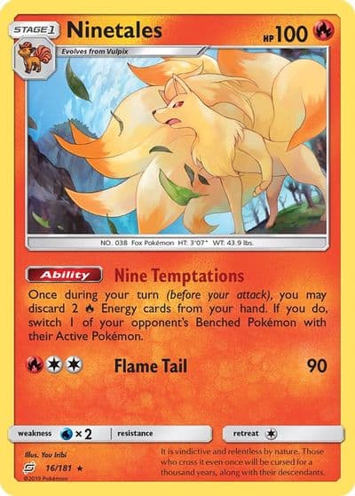 Ninetales SM - Team Up Pokemon card