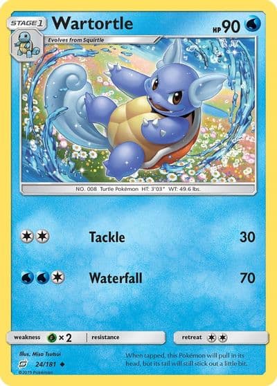 Wartortle SM - Team Up Pokemon card