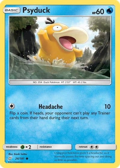 Psyduck SM - Team Up Pokemon card