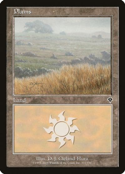 Plains 333 Invasion Magic card