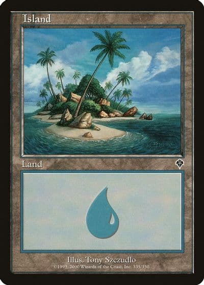 Island 335 Invasion Magic card