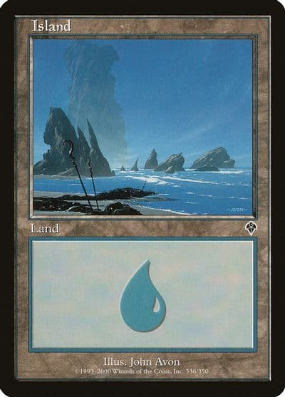 Island 336 Invasion Magic card