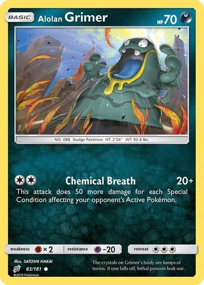 Alolan Grimer SM - Team Up Pokemon card
