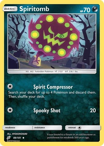 Spiritomb SM - Team Up Pokemon card