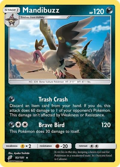 Mandibuzz SM - Team Up Pokemon card