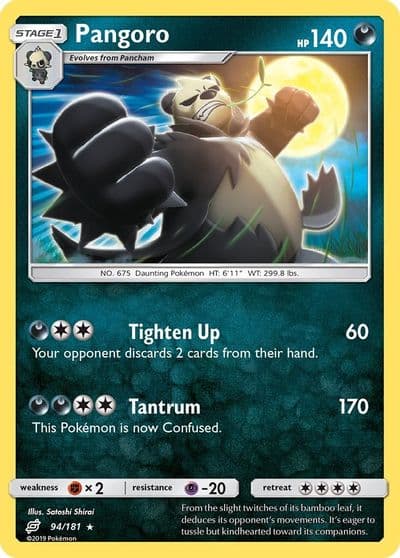 Pangoro SM - Team Up Pokemon card
