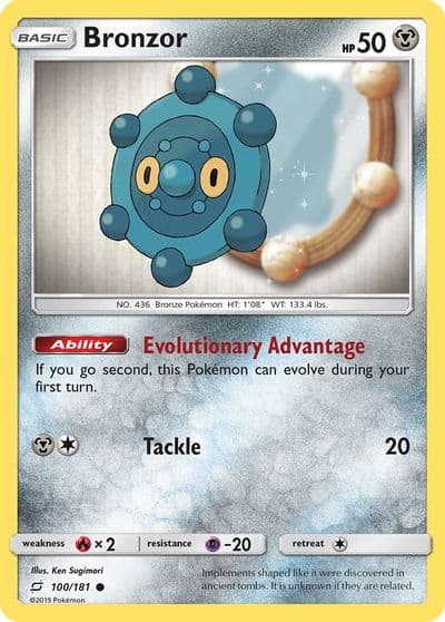 Bronzor SM - Team Up Pokemon card