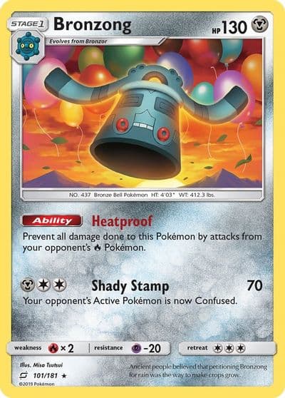 Bronzong SM - Team Up Pokemon card