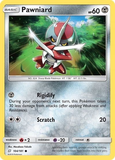 Pawniard SM - Team Up Pokemon card