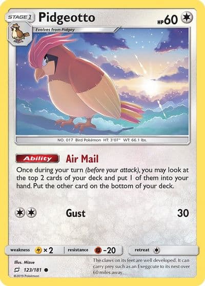 Pidgeotto SM - Team Up Pokemon card