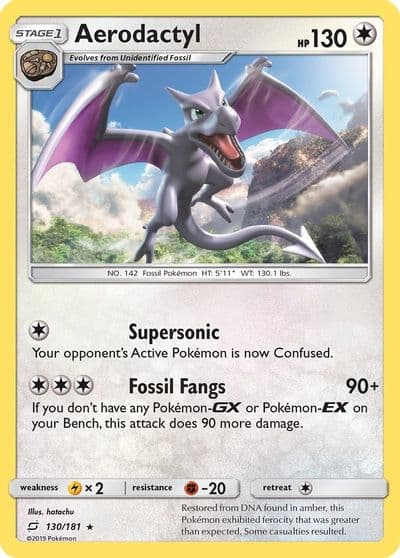 Aerodactyl SM - Team Up Pokemon card