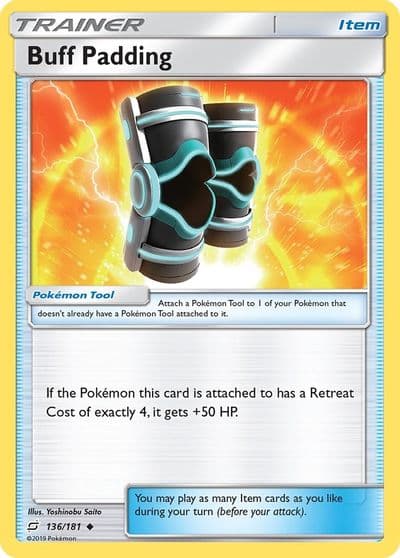 Buff Padding SM - Team Up Pokemon card