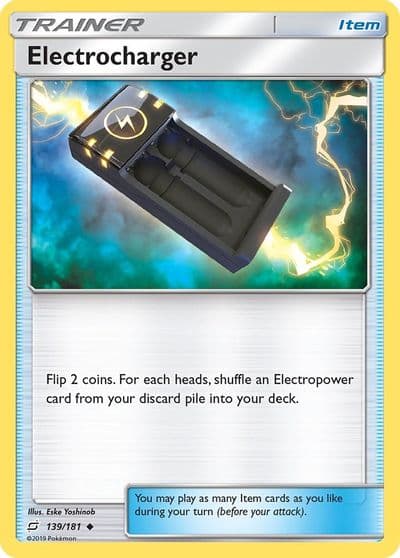 Electrocharger SM - Team Up Pokemon card