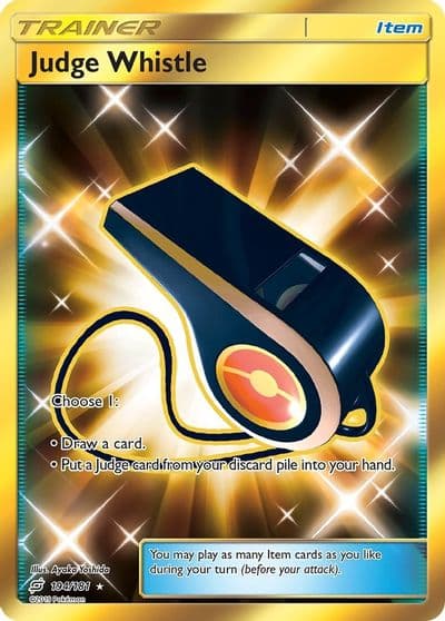 Judge Whistle (Secret) SM - Team Up Pokemon card