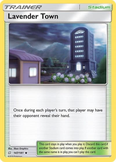 Lavender Town SM - Team Up Pokemon card