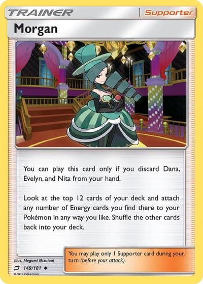 Morgan SM - Team Up Pokemon card