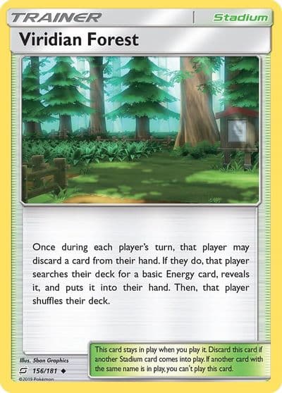 Viridian Forest SM - Team Up Pokemon card