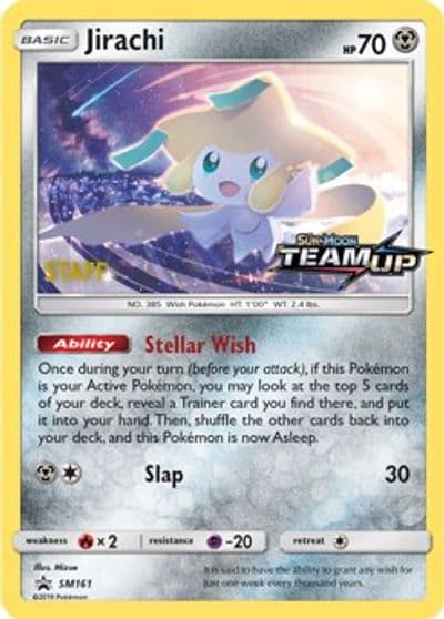 Jirachi - SM161 [Staff] SM Promos Pokemon card